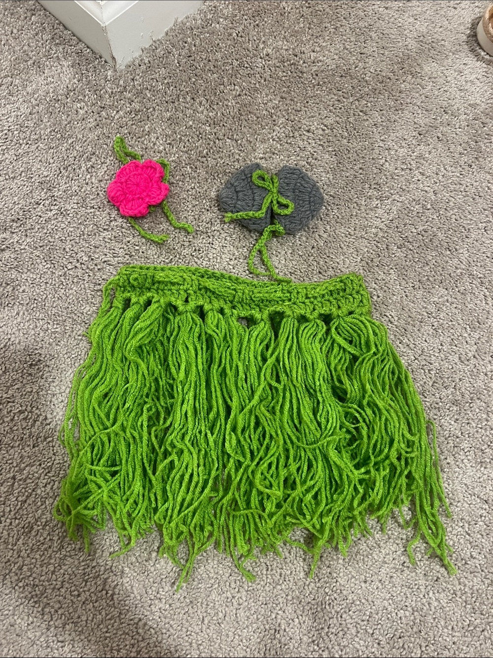Handmade Hawaiian Baby Outfit